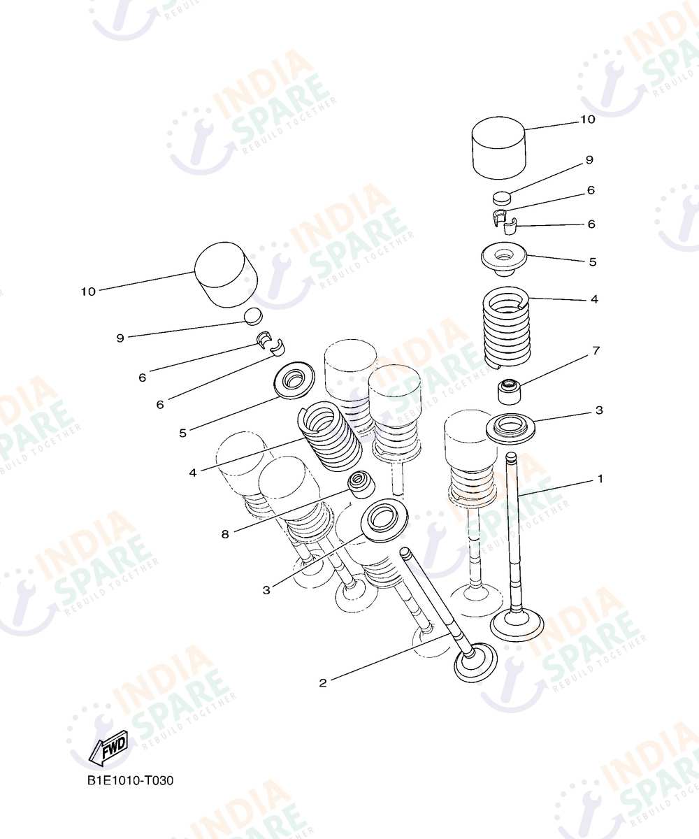 YAMAHA D772 MT 03 Series VALVE