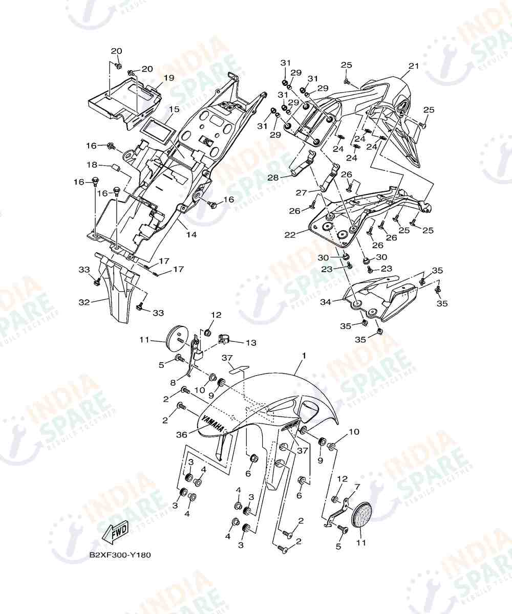 YAMAHA D782 R3 Series FENDER