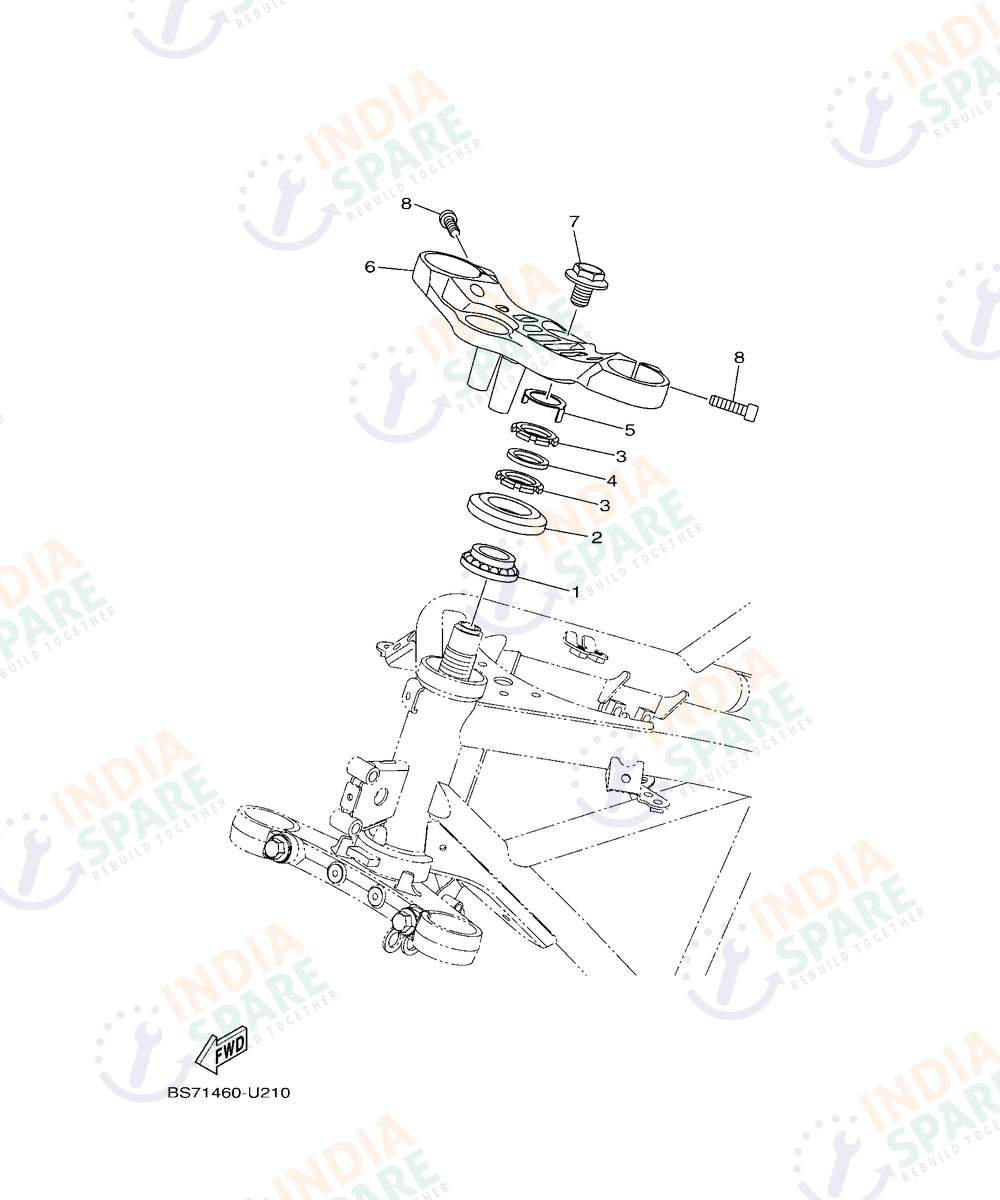 YAMAHA D782 R3 Series STEERING