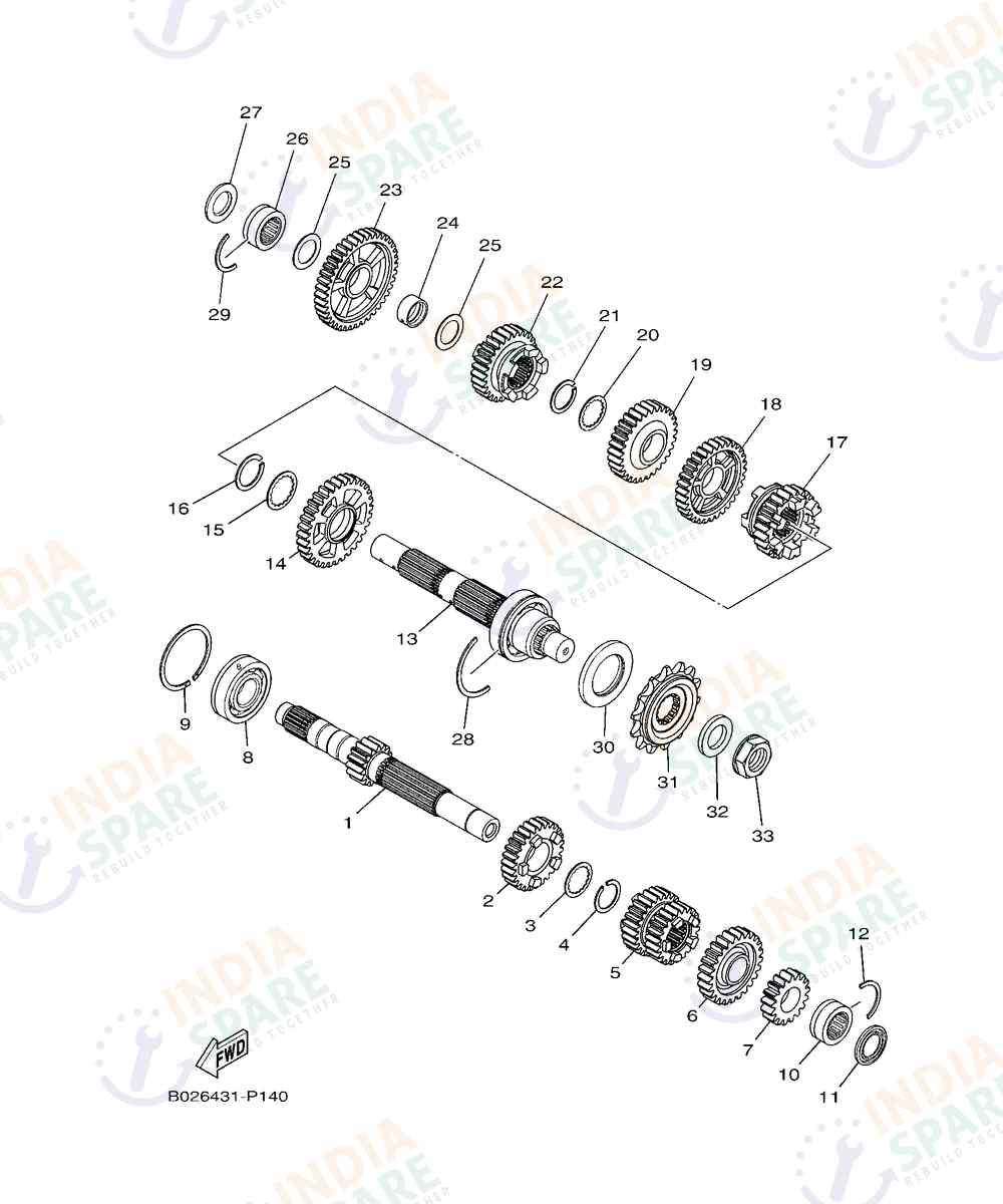 YAMAHA D782 R3 Series TRANSMISSION