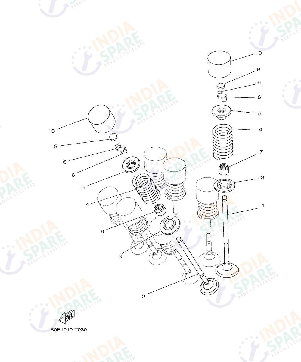 YAMAHA D782 R3 Series VALVE