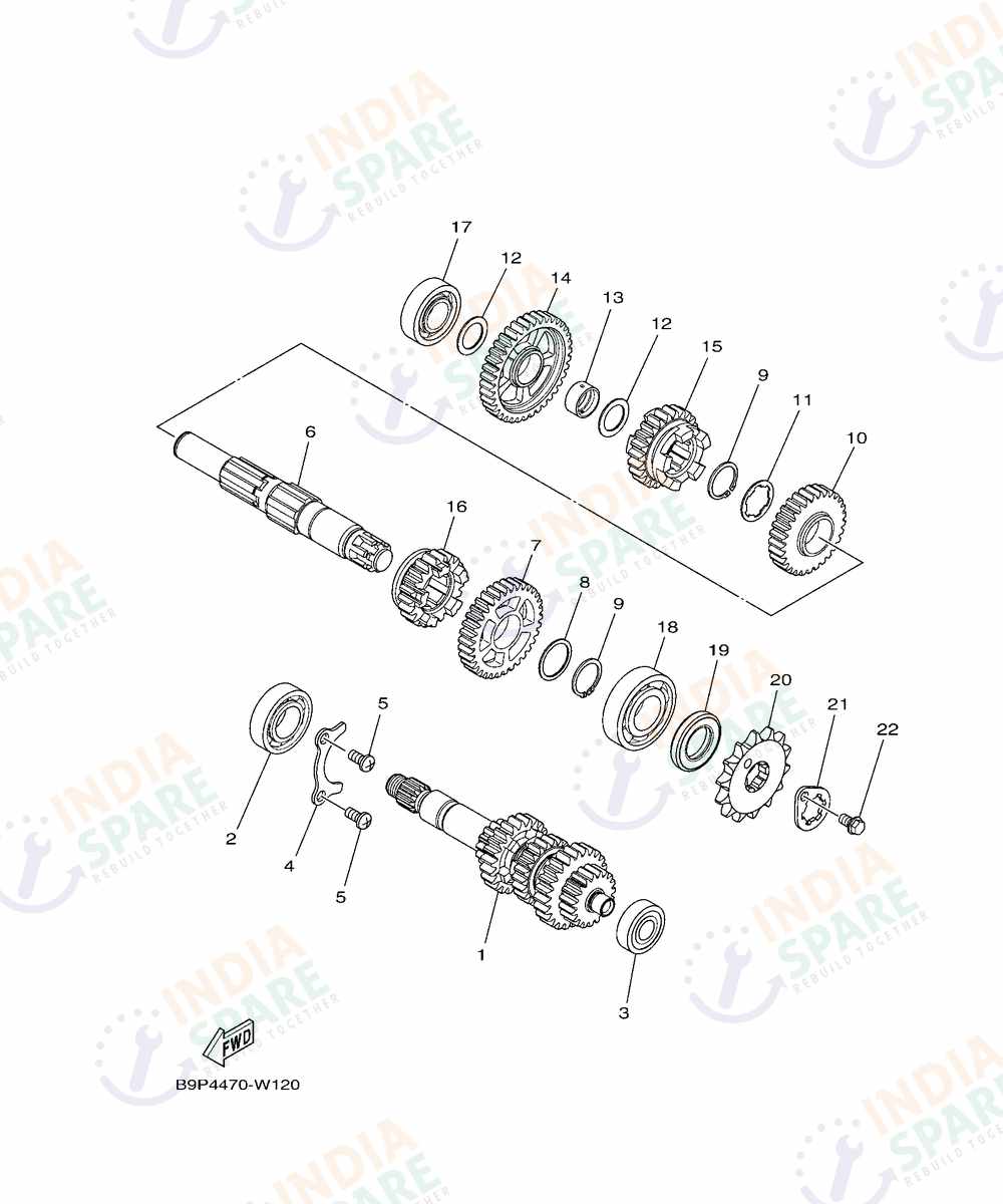 YAMAHA BST3 FZS V4 Series TRANSMISSION
