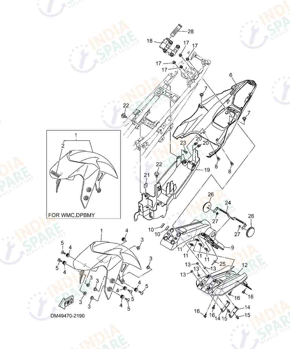 YAMAHA DM49 V4 Series FENDER