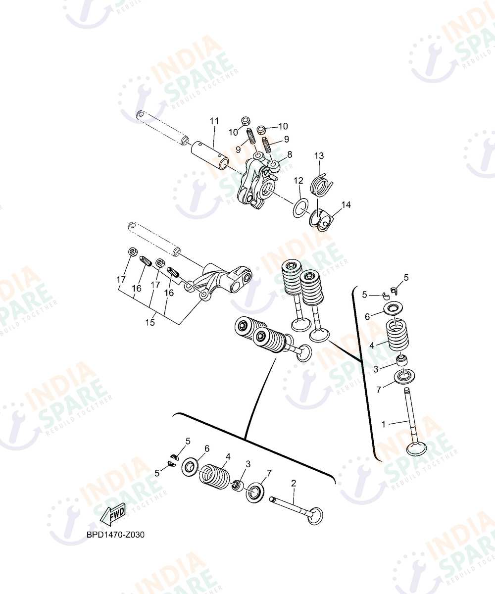YAMAHA DM4B R15 V4 Series VALVE
