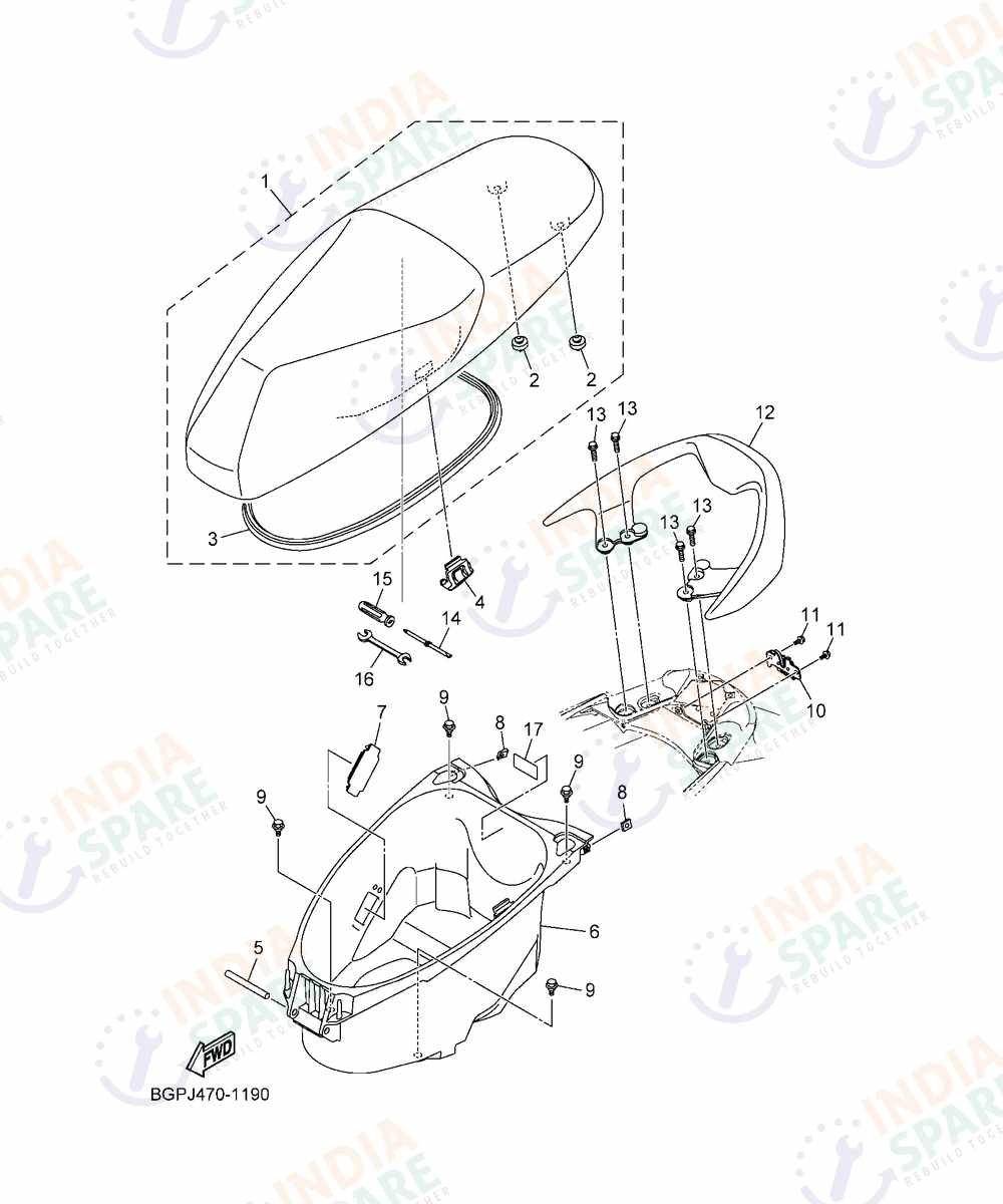 YAMAHA BGPL Series SEAT