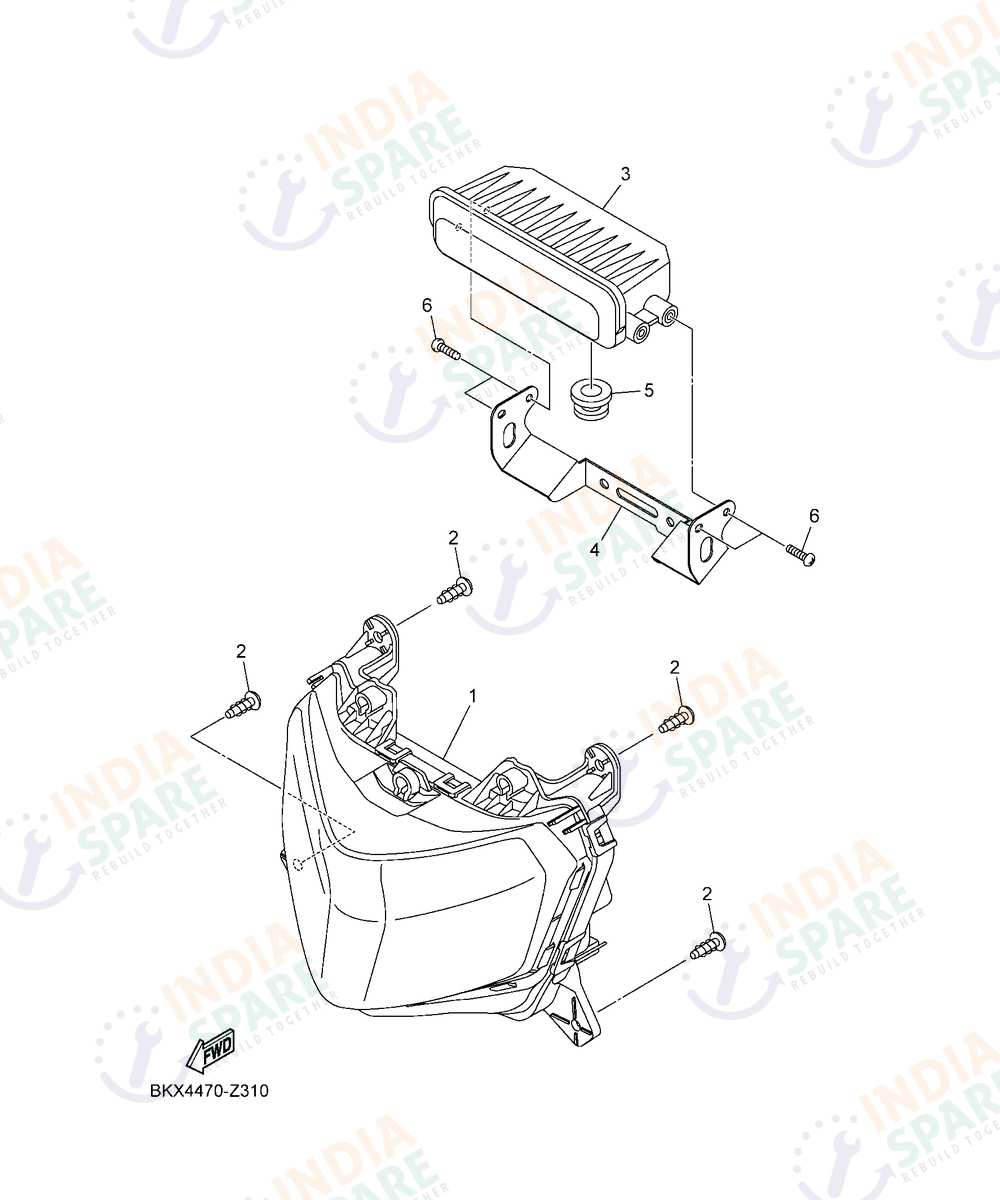 YAMAHA BKXF Series HEADLIGHT